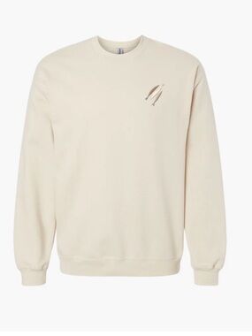 The Chosen Three Fish Crewneck Sweatshirt Beige Unisex Christian Pullover